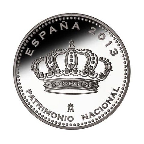 Moneda 2013 Patrimonio Nacional. Palacio de la Almudaina. 5 euro
