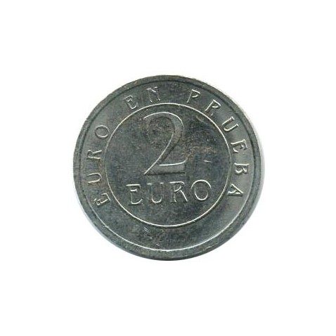 Euro prueba Churrriana 2 euros 1998.
