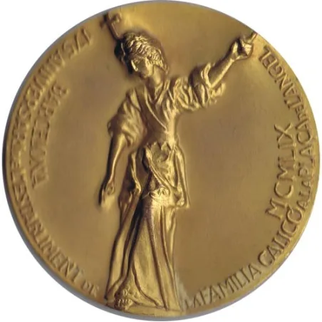 Medalla 175 Aniversario Numismática Calicó. Bronce.