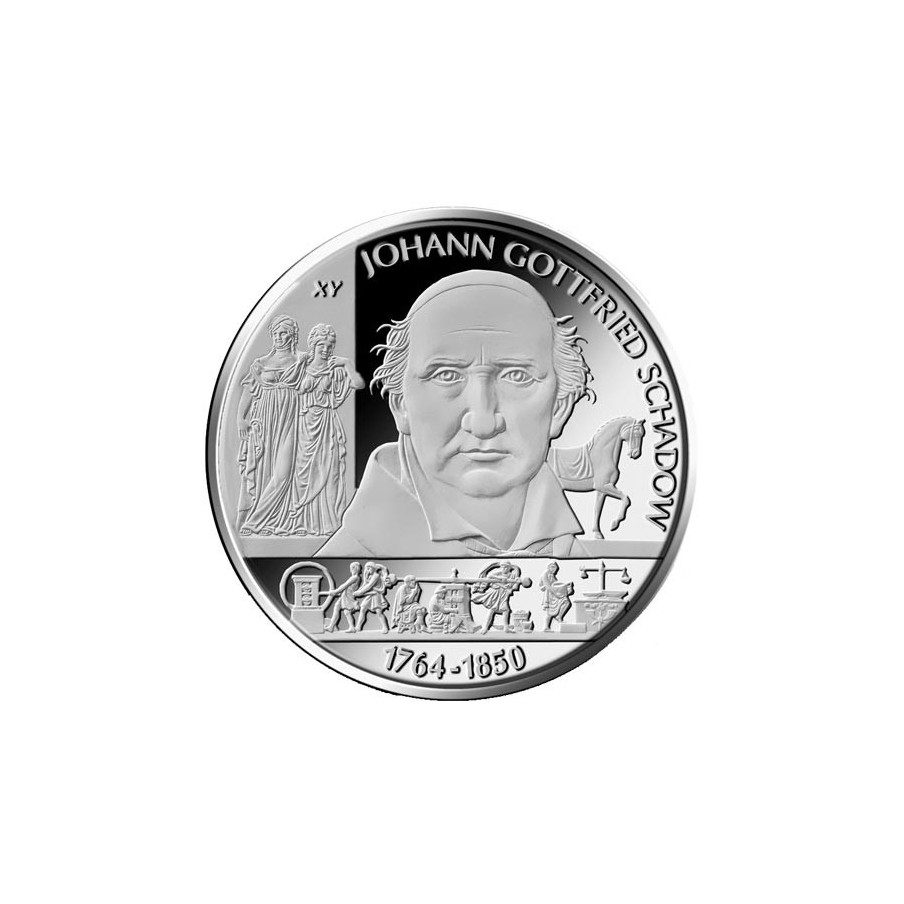moneda Alemania 10 Euros 2014 A. Johann Gottfried.