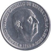 50 centimos 1966 *19-71. Madrid. SC