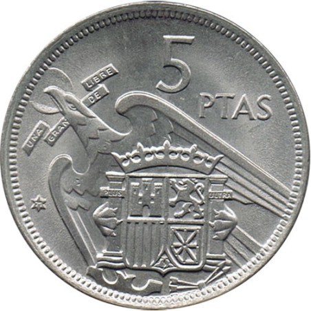 5 pesetas 1957 *19-71. Madrid. SC.
