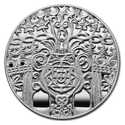 Portugal 2.5 Euros 2014. Yugos. Etnografia.