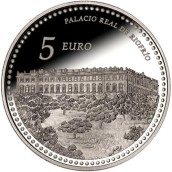 Moneda 2014 Patrimonio Nacional. Palacio Real Riofrio. 5 euros.