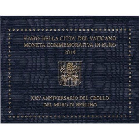 moneda conmemorativa 2 euros Vaticano 2014. Estuche Oficial.