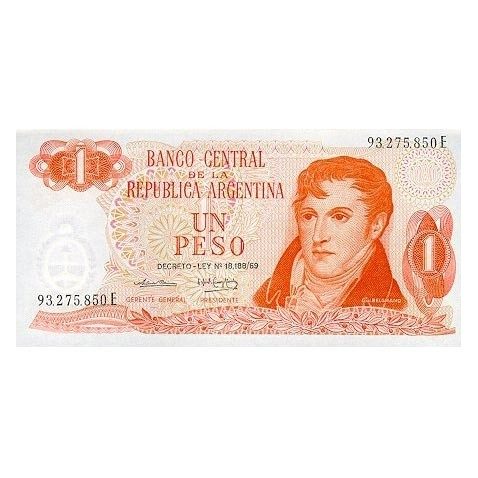 Argentina 1 Peso 1974 SC.