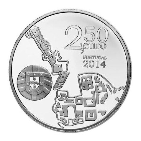 Portugal 2.5 Euros 2014 Universidad de Coimbra.