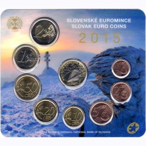 Cartera oficial euroset Eslovaquia 2015.
