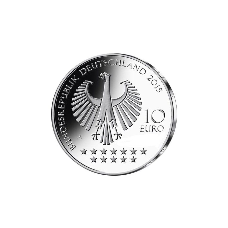 moneda Alemania 10 Euros 2015 A. Otto Von Bismarck.