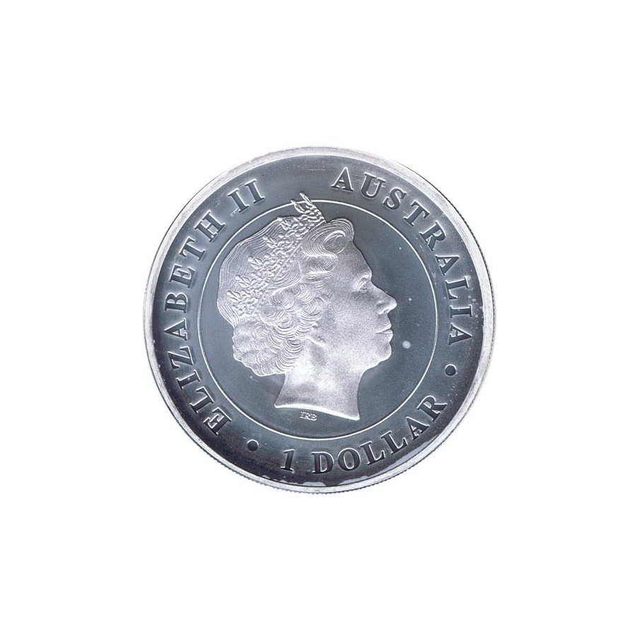 Moneda onza de plata 1$ Australia Araña 2015.
