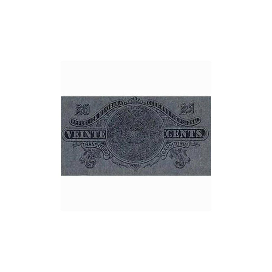 Mexico 20 centavos 1914 Gobierno Provisional. SC
