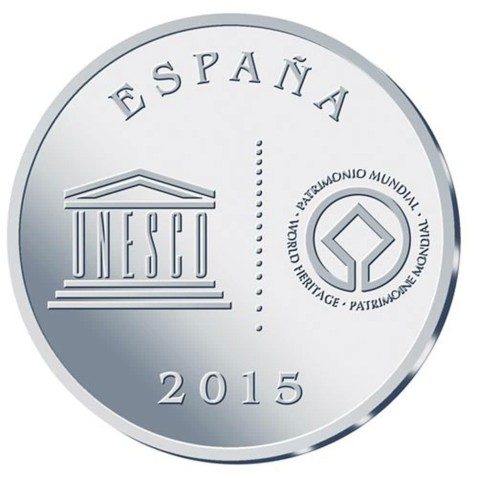 Moneda 2015 Patrimonio de la Humanidad. Merida. 5 euros.