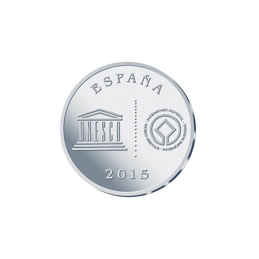 Moneda 2015 Patrimonio de la Humanidad. San Cristobal 5 euros.
