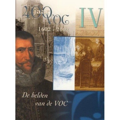 Cartera oficial euroset Holanda 2002 VOC IV con medalla plata.