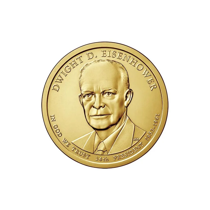 E.E.U.U. 1$ (2015) 34º Presidencial Eisenhower (2cecas)