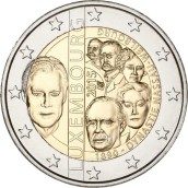moneda conmemorativa 2 euros Luxemburgo 2015 Nassau.