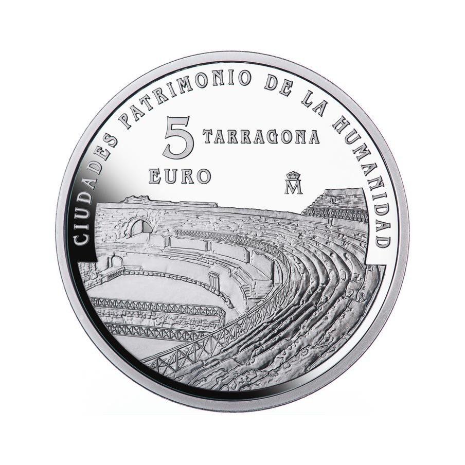 Moneda 2015 Patrimonio de la Humanidad. Tarragona. 5 euros.