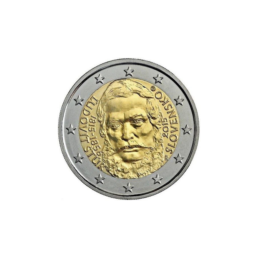 moneda conmemorativa 2 euros Eslovaquia 2015.