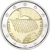 moneda conmemorativa 2 euros Finlandia 2015 Akseli.