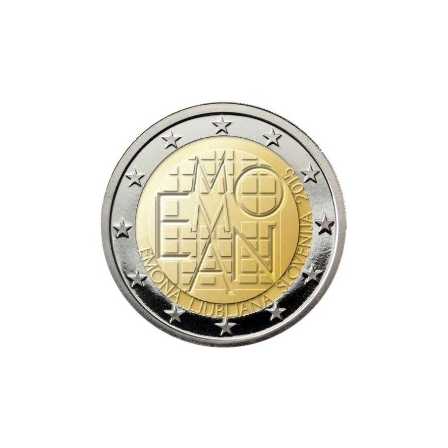 moneda conmemorativa 2 euros Eslovenia 2015.