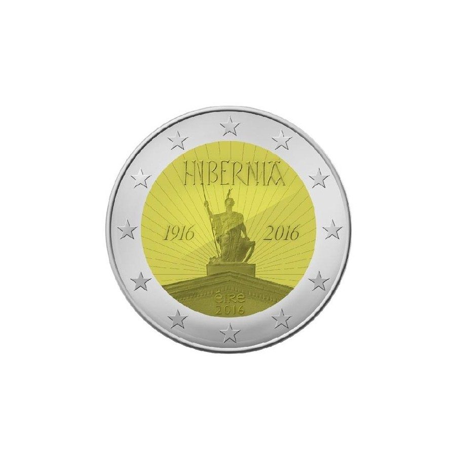 moneda conmemorativa 2 euros Irlanda 2016 Hibernia.