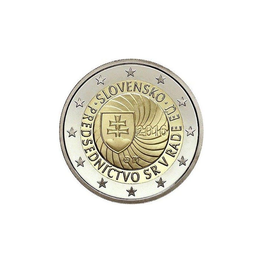 moneda conmemorativa 2 euros Eslovaquia 2016.