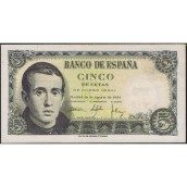 (1951/08/16) Madrid. 5 Pesetas. MBC.