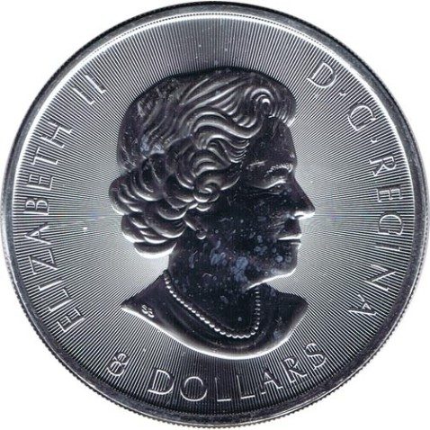 Moneda de plata 8$ Canada Halcon 2016. 1 1/2 onzas.
