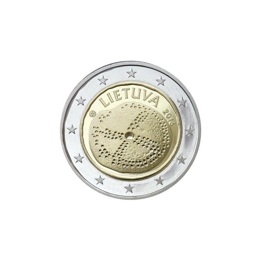 moneda conmemorativa 2 euros Lituania 2016 Cultura Báltica.