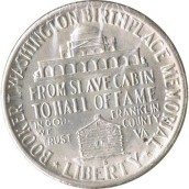 Moneda de plata 1/2 $ Estados Unidos Washington 1946 S.