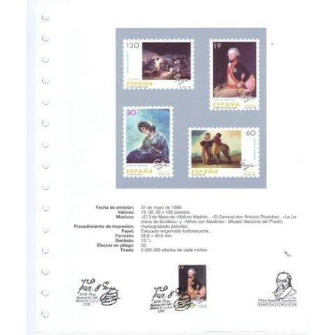 1996 Documento 39 XXVIII Feria Nacional del Sello con Sobre.