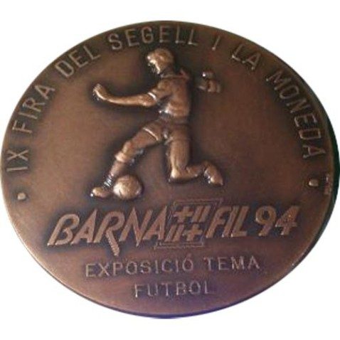 Medalla Barnafil 1994 Exposición Tema Futbol.