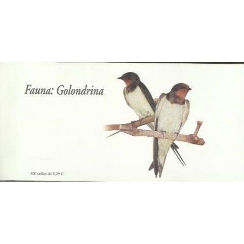 4217c Fauna y Flora GOLONDRINA (carnet de 100 sellos)