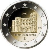 moneda conmemorativa 2 euros Alemania 2017 (5) Renania