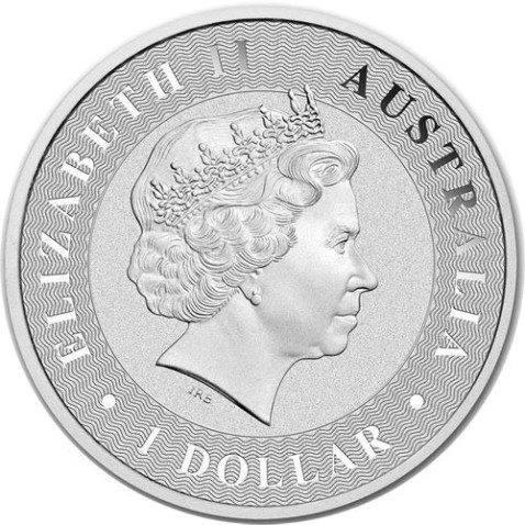 Moneda onza de plata 1$ Australia Canguro 2017