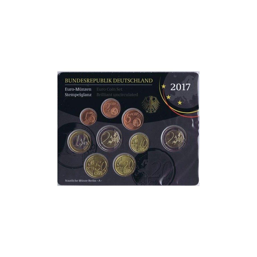 Cartera oficial euroset Alemania 2017 (5 cecas).