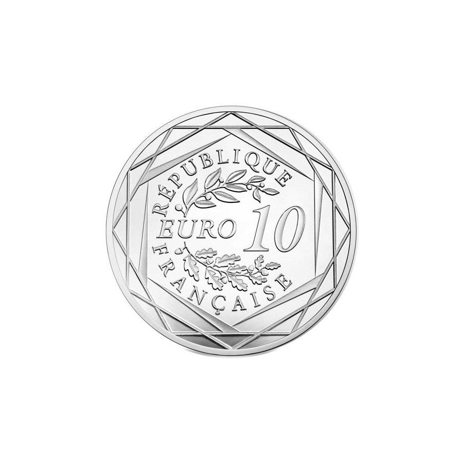 Francia 10 € 2017 Auguste Rodin. Plata.