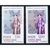 Vaticano 0749/50 500 Años Muerte Casimiro de Lituania 1984.