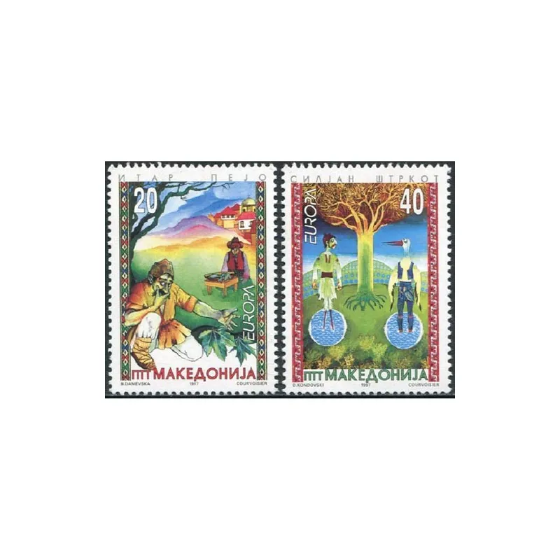 Europa 1997 Macedonia (sellos)