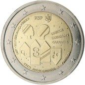 moneda conmemorativa 2 euros Portugal 2017 Policia.