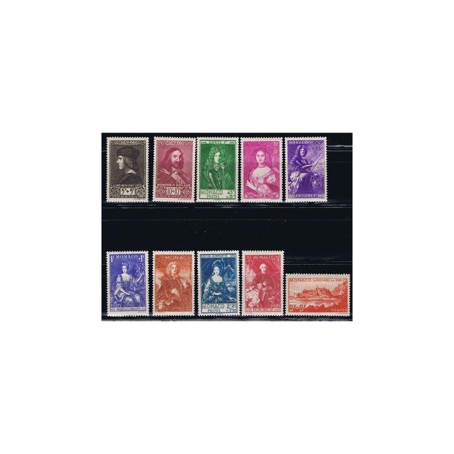 Mónaco sello 185/94 Príncipes y princesas. Fijasellos.