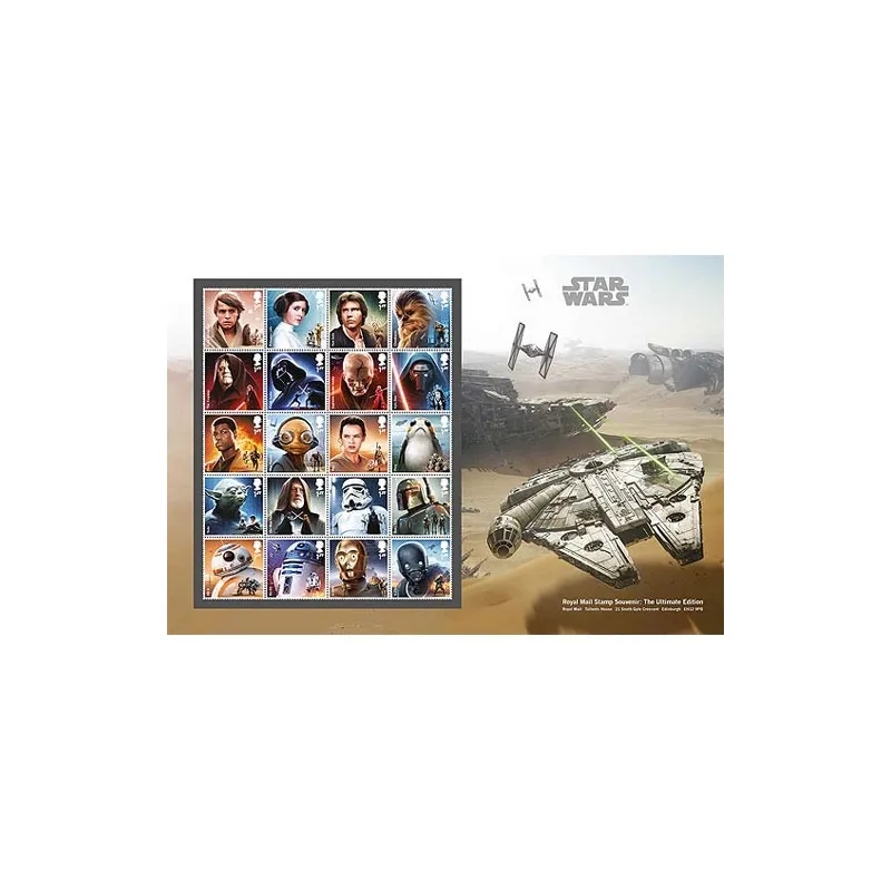 Cine Gran Bretaña 2017 Star Wars El Último Jedi Souvenir Pack.