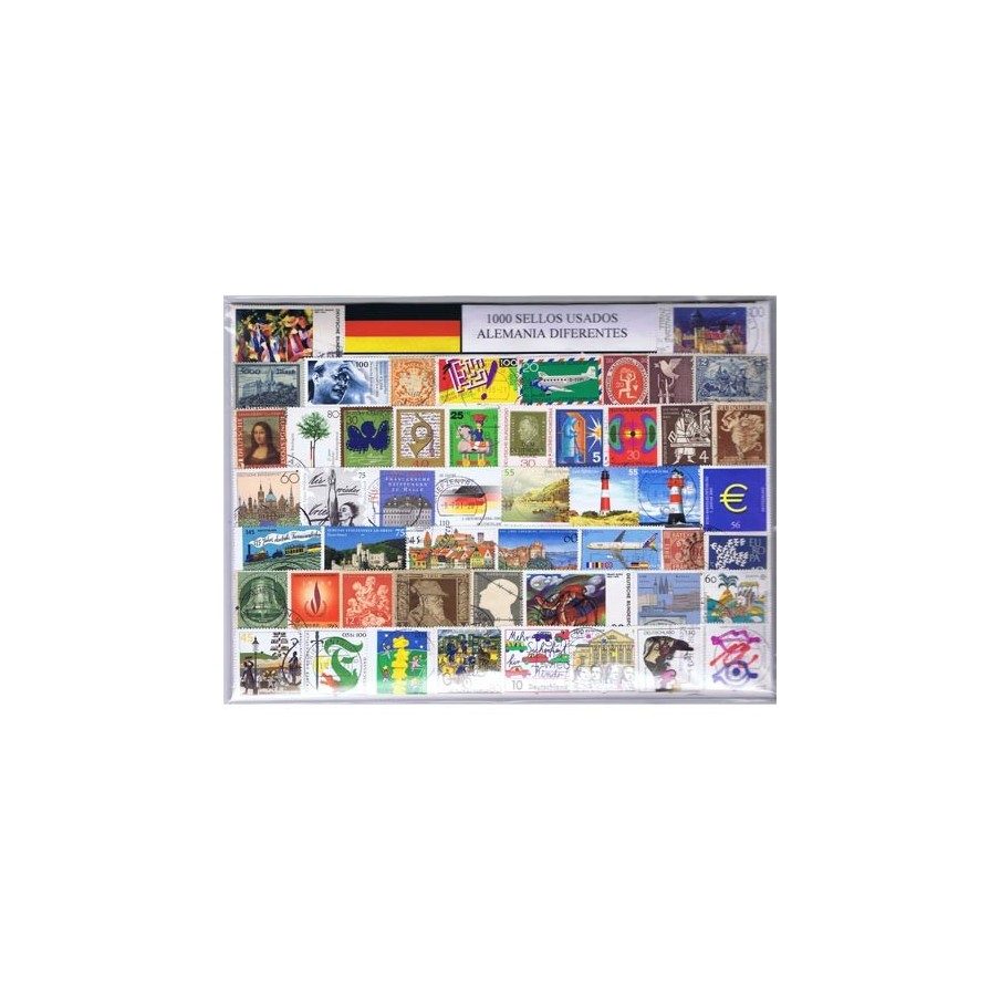 Alemania 1000 sellos usados diferentes