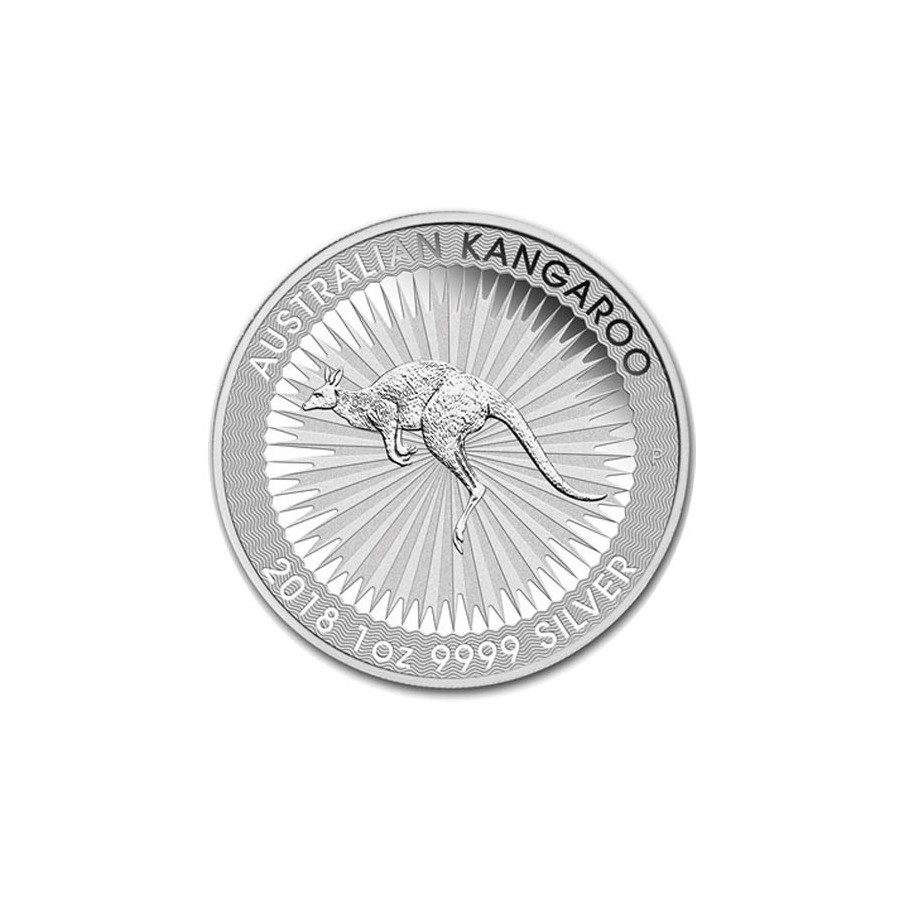 Moneda onza de plata 1$ Australia Canguro 2018