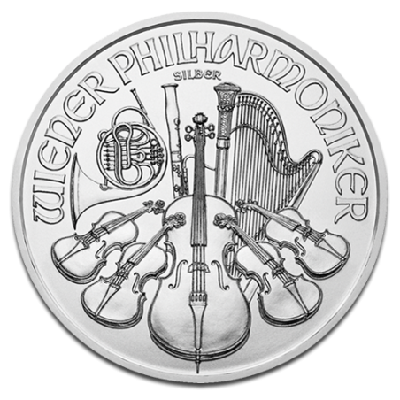 Moneda onza de plata 1,5 euros Austria Filarmonica 2018.