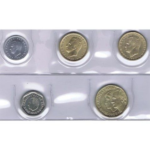 Juan Carlos serie de monedas año 1988. SC