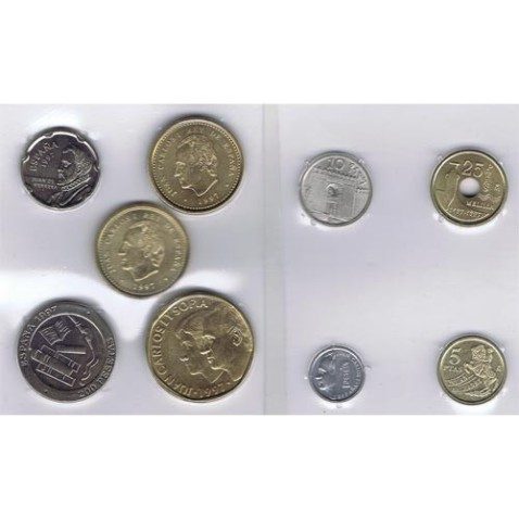 Juan Carlos serie de monedas año 1997. SC