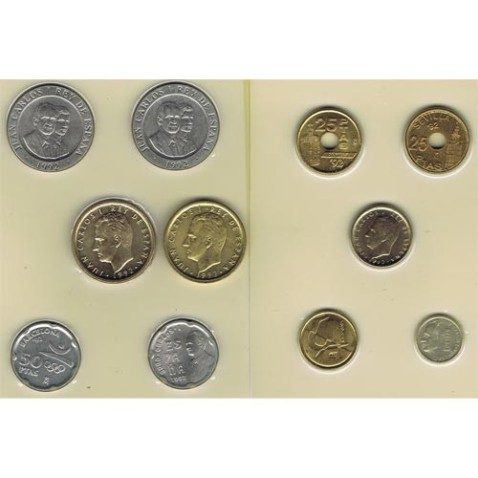 Juan Carlos serie de monedas año 1992. SC