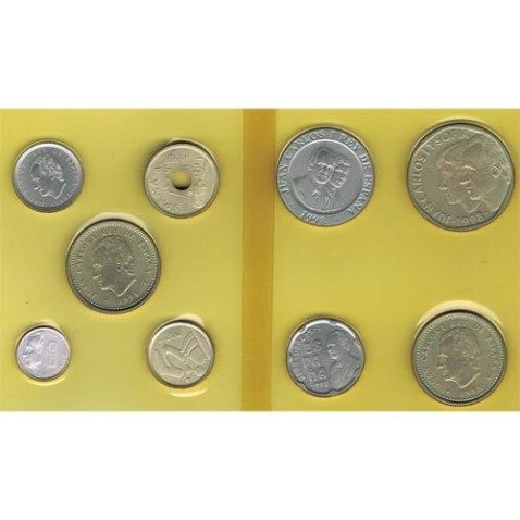 Juan Carlos serie de monedas año 1998. SC
