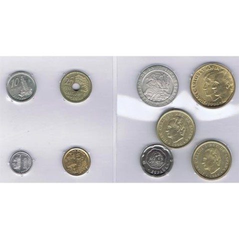 Juan Carlos serie de monedas año 1996. SC